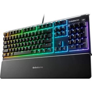 Clavier de gamer SteelSeries Apex 3 RGB USB - accessoire indispensable
